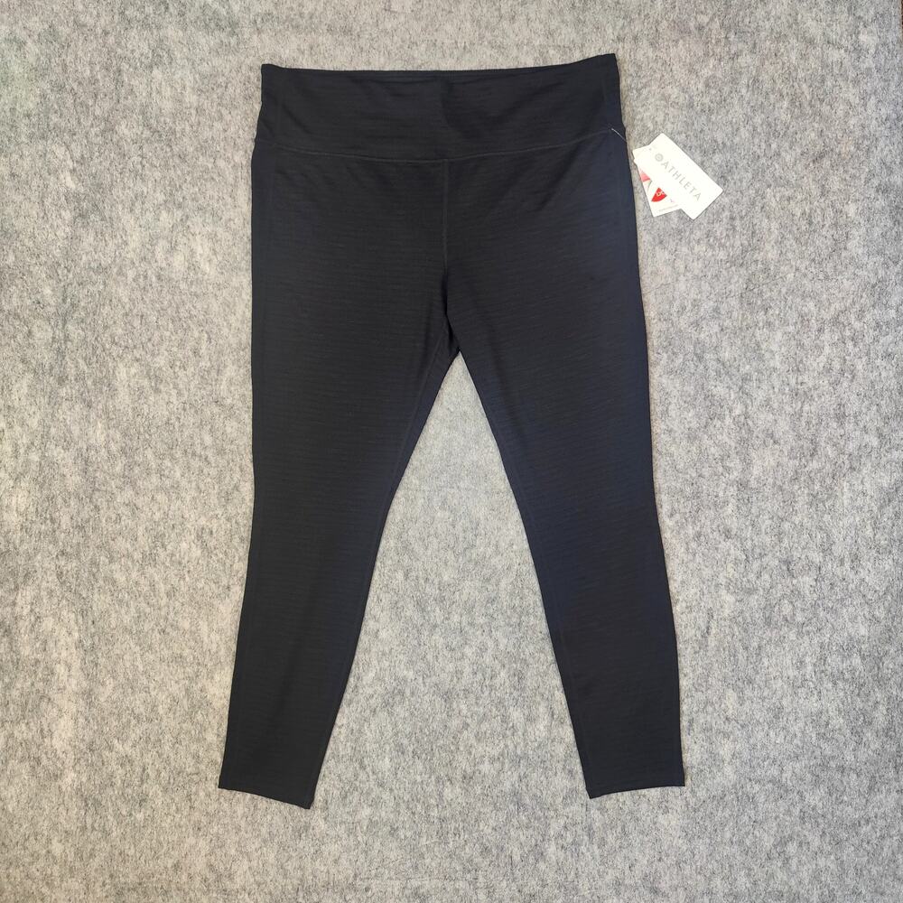 Minimalist Athleta 1X Jacquard High Rise Chaturanga Athleisure Active Tight